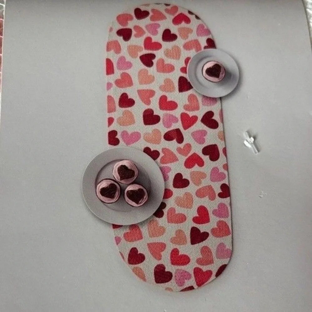 Celebrate Together Valentines Day Heart Table Runner Woven 13